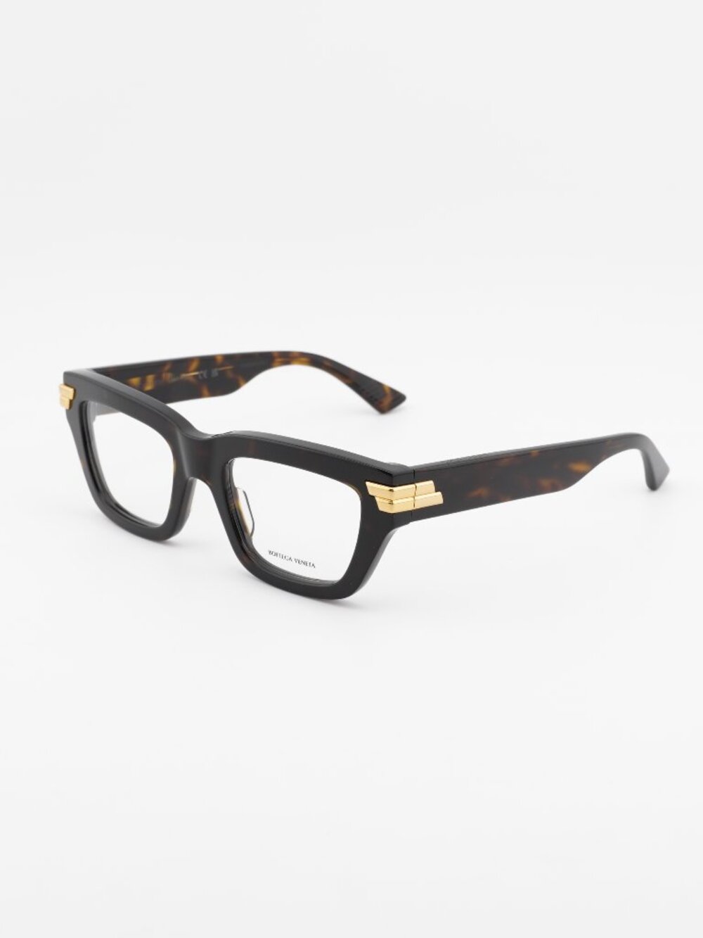 Bottega Veneta BV1190O 002 Eyeglasses Havana 50mm Rectangle Frame